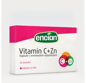 Encian vitamin C + cink a30