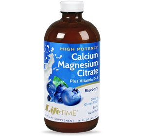 Lifetime kalcij, magnezij citrat borovnica 473ml